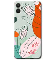 Galaxy A05 Kılıf HD Desen Baskılı Kılıf - Vektör Çiçekler