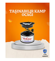 Mey İthalat® Outdoor Kamp Ocağı Seti Çakmak Gazlı Taşınabilir