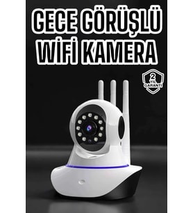 Ev Kamerası Wifi Kamerası Video Kayıt Çift Yönlü Hareket Sensörü Bebek