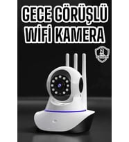 Ev Kamerası Wifi Kamerası Video Kayıt Çift Yönlü Hareket Sensörü Bebek