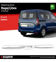 Renault Express Krom Bagaj Çıtası 3 Prç. 2021 Üzeri