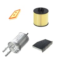 Bosch Filtre Bakım Seti Volkswagen Eos 1.6 FSI Benzinli 2006-2008 Hava + Yağ F + Yakıt F. + Polen Bosch