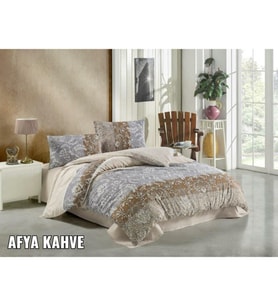 KRİSTAL TERRY COTTON NEVRESİM TAKIMI AFYA KAHVE ÇİFT KİŞİLİK