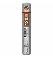 FABER CASTELL 120'Lİ MİN 0.5 2B 60mm UÇ GÜMÜŞ TÜP - 127681