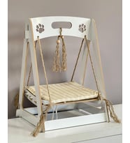 Ahşap XXL Büyük Kedi Salıncagı Kedi Yatagı Kedi Evi Minder Dahil 8 Mm Mdf