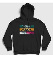 Presmono Unisex Siyah Eyes Anime Boku No Hero Academia Kapüşonlu Sweatshirt 234581tt