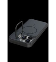 Pilelistore   Apple iPhone 16 Pro Max Pale Magsafe Standlı Kapak - Siyah