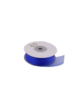 Organze Kurdele 40 MM (22 Metre)  Saks Mavi