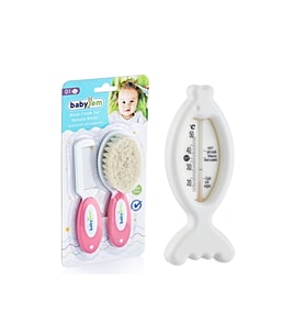 2'li Bebek Banyo Seti (banyo Termometresi & Fırça Tarak)
