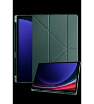 Pilelistore   Samsung Galaxy Tab A11 Plus Kalemlikli Mars Tablet Kılıfı - Koyu Yeşil