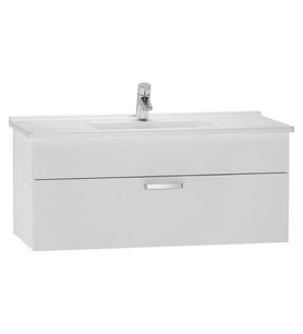 VitrA S50 Lavabo Dolabı 100 cm Tek Çekmeceli Parlak Beyaz 56070