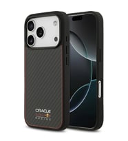 Apple iPhone 17 Pro Kılıf Redbull Orjinal Lisanslı M-safe Şarj Özellikli Karbon Fiber Parlayan Logol