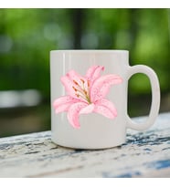 Lilyum Çiçeği Model Bardak - Lilyum Çiçeği Bardağı