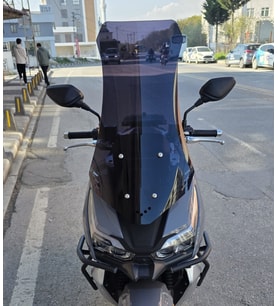 MOTOCAM RKS Freccia Ön Cam 2022-2026 Model 75cm Siyah Renkli 4mm UZUN