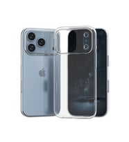 iPhone 17 Pro Lüx Şeffaf Silikon - Şeffaf