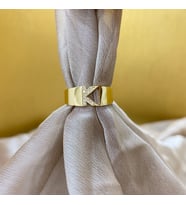 ÇGK KUYUMCULUK  HARF ALTIN YÜZÜK