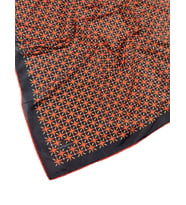 Mim Eşarp - Emproyal Proline Eşarp 90x90 cm (Siyah - Turuncu)