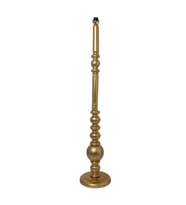 Ahşap Gold Lambader Ayak Vintage Model 140cm LA77821
