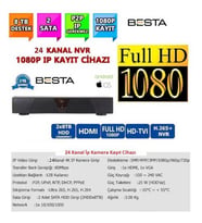 River World NVR IP Kamera Kayıt Cihazı 24 Kanal 1080P 2MP
