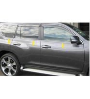 Toyota Prado 150 Krom Cam Çıtası 6 prç. 2009 ve üzeri P.Çelik