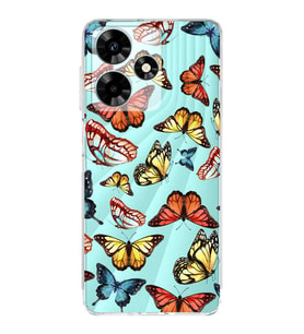 PrintiFy İnfinix Hot 30i ile Uyumlu Water Color 2  Kamera Korumalı Şeffaf  Kılıf