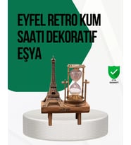 Ahşap Kum Saati – Vintage Tasarımlı Masa Dekoru