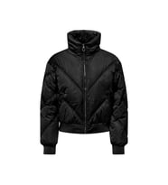 Only Onlmia Short Aop Puffer Kadın Günlük Mont 15293753-BLACK Siyah