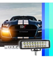 18 Led 54 W 3 Modlu Turuncu Beyaz Flaşlı Gündüz Ledi Offroad