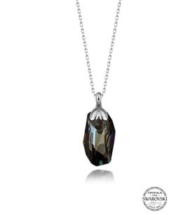 Swarovski Crystal Kadın Özel Kesim Zirconia Gümüş Kolye