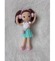 Makaron Bebek Amigurumi Organik Oyuncak