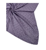 Enba Jakarlı Geometrik Desenli Eşarp (Leylak)