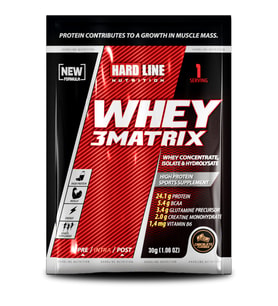 Hardline Nutrition Whey 3 Matrix Çikolata 30 gr 1 Saşe