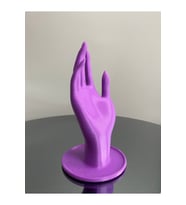 18 CM Mor Dekoratif Beyaz El Takı Mankeni, Yüzük Standı, Ürün Sergileme Standı, Organizer