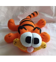 Turuncu kedi Garfield amigurumi