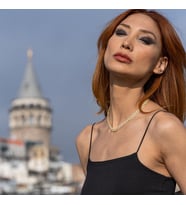 Gurmet Model Zirkon Taşlı Altın Kaplama Gümüş Gerdanlık