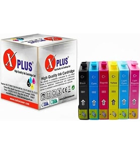 Xplus®For Lexmark Photo Px720Wd Muadil Kartuş Dolum Mürekkebi Siyah Dye Bazlı Mürekkep T0801-T0802-T0803-T0804-T0805-T0806 (Çok Renkli)