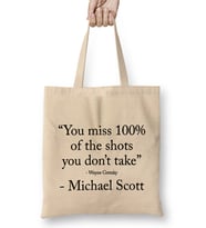 Michael Scott Quote Bez Çanta Uzun Saplı