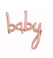 Baby Rose Gold Yazı Folyo Balon