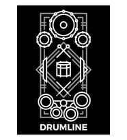 Drumline - Beyaz Ve Gri Tablo Ahşap Poster Dekoratif
