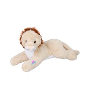 Peluş Oyuncak Yatan Sevimli Aslan 60 Cm (Kahverengi)