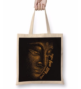 Buda Don't Kill My Vibe Bez Çanta Uzun Saplı