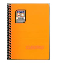 GIPTA CHROM-O SPİRALLİ PP. KAPAK A5 60YP. KARELİ DEFTER - 2314