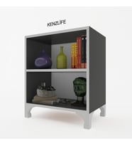 Kenzlife mutfak dolabı pakize 048*030*030 gri ayaklı banyo evrak ofis ayakkabılık kiler