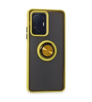 Mi 11t Pro Kılıf Montreal Yüzüklü  Kapak - Sarı