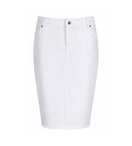 Trender 1736 Beyaz Kadın Etek 27KR27000005