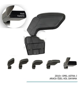 Opel Astra Uyumlu J Araca Özel Kol Dayama Siyah 2010+ Parça (Karışık)