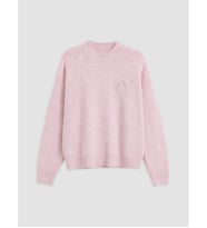 LCW Comfort Pembe Boncuk İşlemeli Kadın Triko Kazak