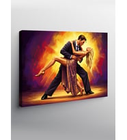 Kanvas Tablo Tango Yapan Çift
