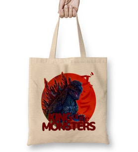 Godzilla King Of The Monsters 08 Bez Çanta Uzun Saplı