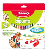 Fibracolor Bipunta 24 Renk Çift Uçlu Keçeli Kalem 10544SW024